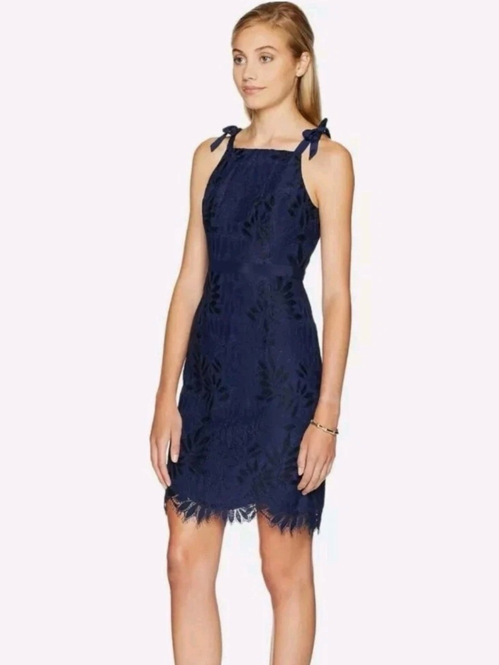 Lilly Pulitzer Navy Kayleigh Lace Dress size 4